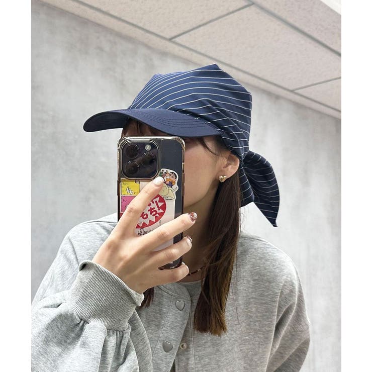 NAVY | 【Ciaopanic】スカーフデザインCAP | PAL GROUP OUTLET