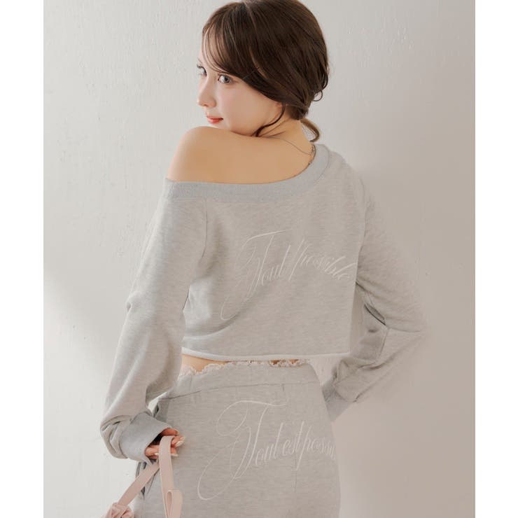 GRY | 【Chico】ワンショルルーズSWT | PAL GROUP OUTLET