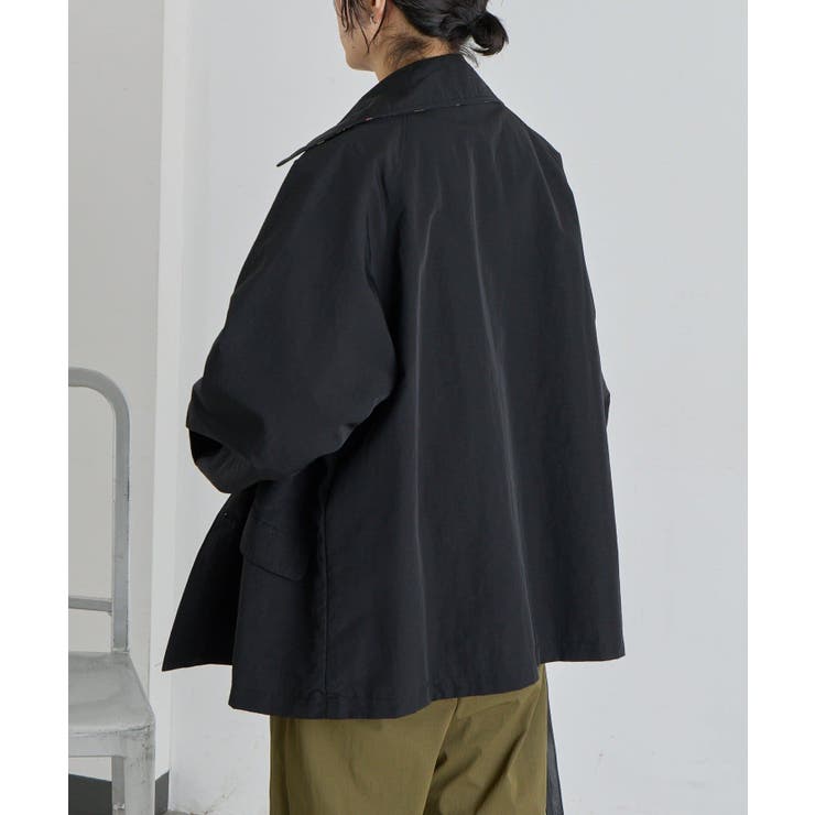 【ear PAPILLONNER】sampoリバーシブルハーフコート | PAL GROUP OUTLET | 詳細画像22 