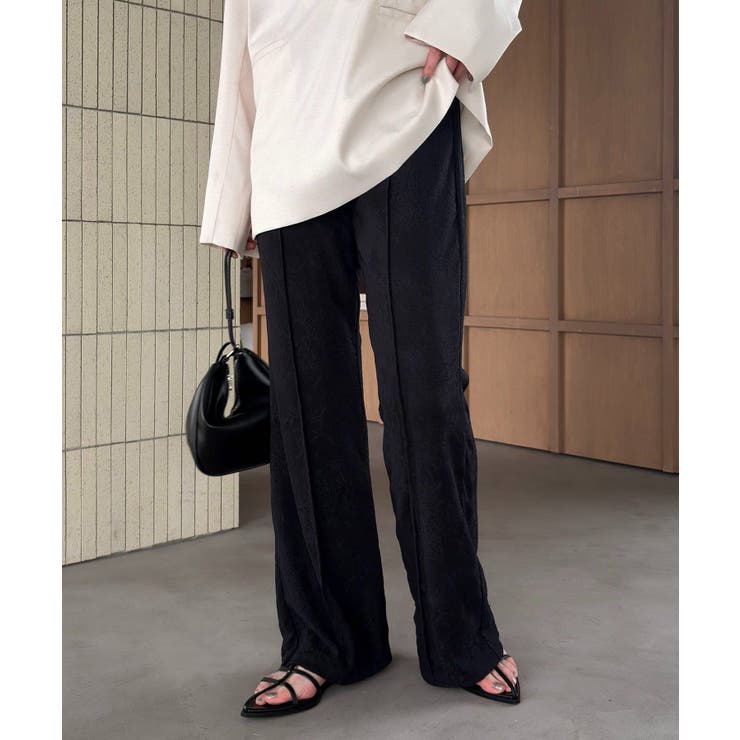 BLACK | 【CAPRICIEUX LE'MAGE】レースフレアPT | PAL GROUP OUTLET