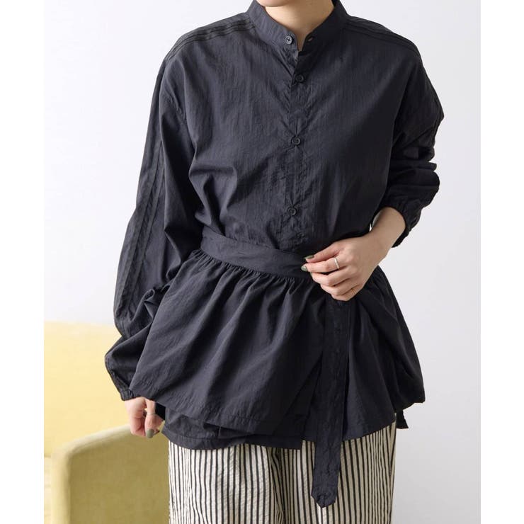 BK | 【ear PAPILLONNER】フリル付スポーティシャツ【SUM1 STYLE… | PAL GROUP OUTLET