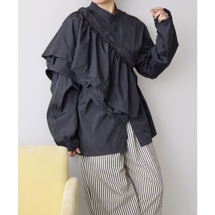 【ear PAPILLONNER】フリル付スポーティシャツ【SUM1 STYLE… | PAL GROUP OUTLET | 詳細画像8 