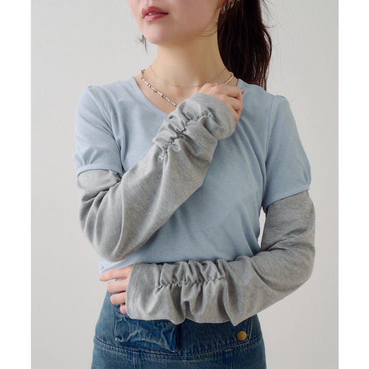 【Kastane】レイヤードカットソーSET | PAL GROUP OUTLET | 詳細画像2 