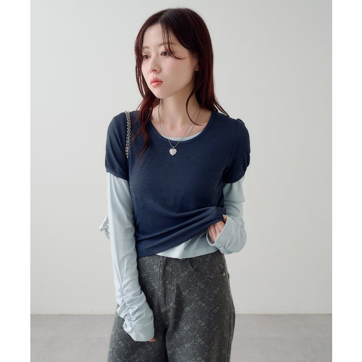 NVY | 【Kastane】レイヤードカットソーSET | PAL GROUP OUTLET