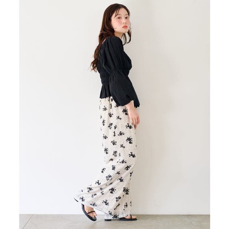 【Kastane】ドットフラワーパンツ | PAL GROUP OUTLET | 詳細画像11 