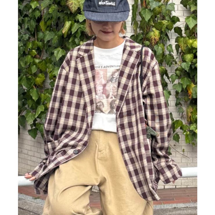 【CIAOPANIC TYPY】【IF企画】阿久津チェックジャケット | PAL GROUP OUTLET | 詳細画像5 
