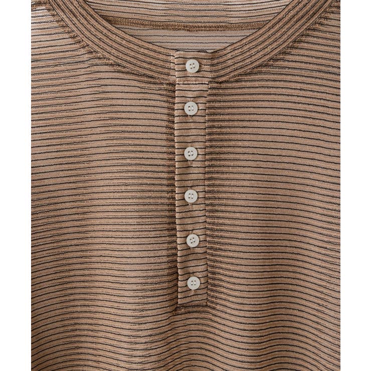 【Kastane】SHEER BORDER HENLEY | PAL GROUP OUTLET | 詳細画像9 