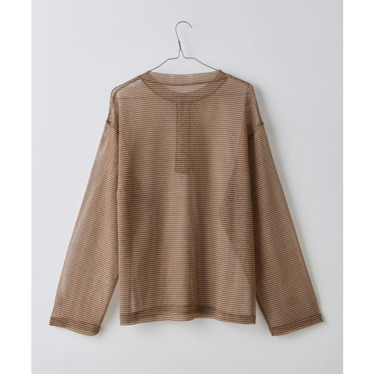 【Kastane】SHEER BORDER HENLEY | PAL GROUP OUTLET | 詳細画像11 