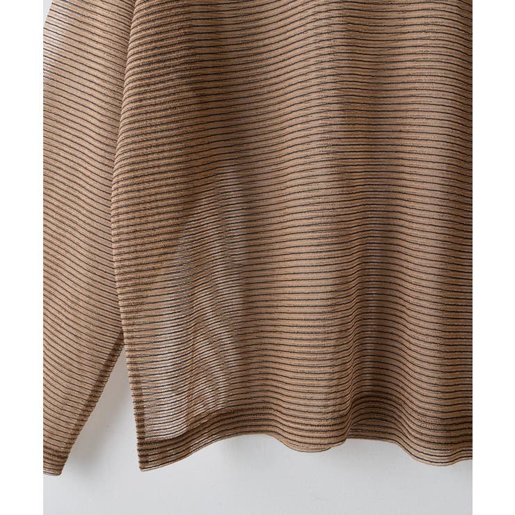 【Kastane】SHEER BORDER HENLEY | PAL GROUP OUTLET | 詳細画像8 