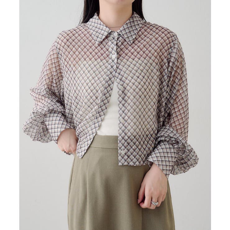 BRN | 【Kastane】B オーバーレイチェックシャツ | PAL GROUP OUTLET