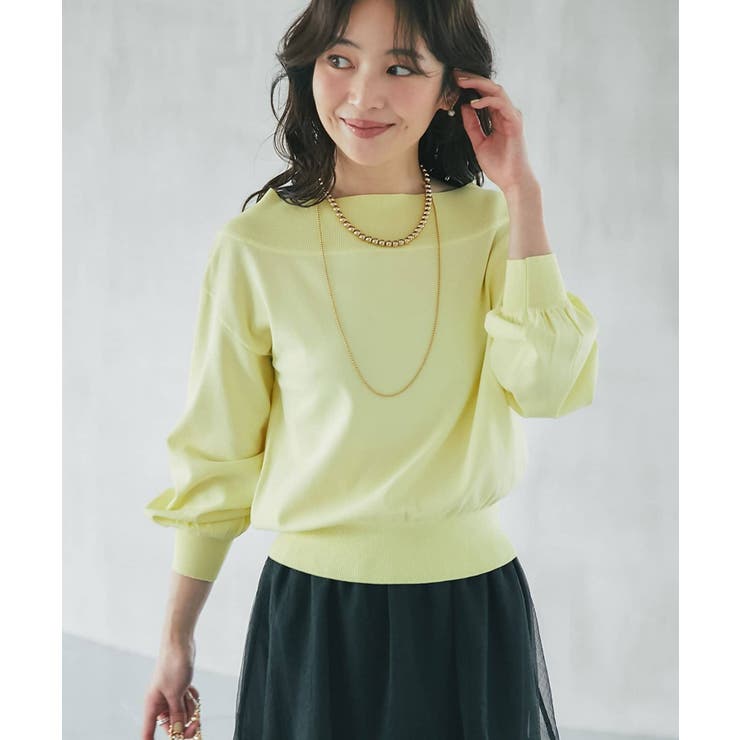 YE | 【La boutique BonBon】クールタッチUVすっきりオフショルKN | PAL GROUP OUTLET