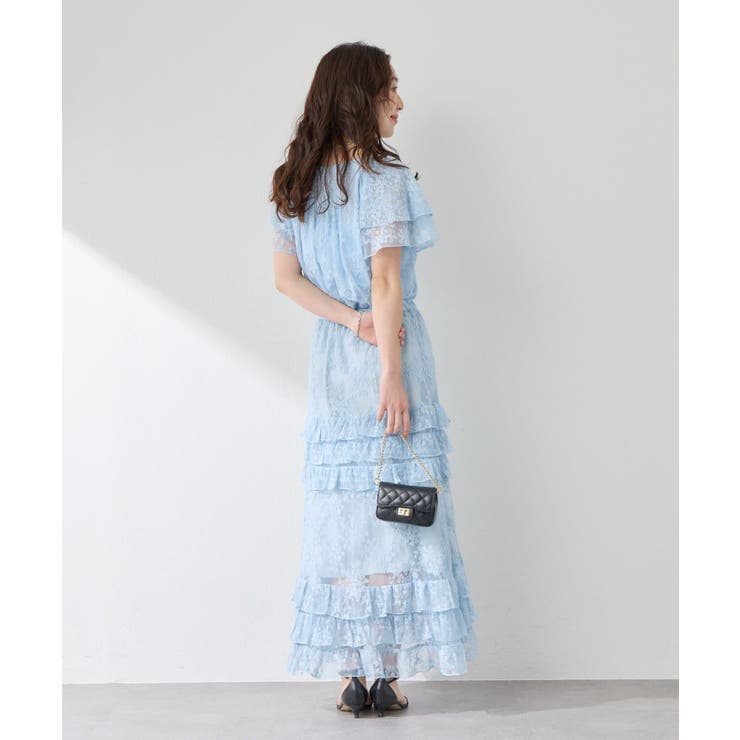 【La boutique BonBon】チュール刺?フリルマキシSK | PAL GROUP OUTLET | 詳細画像8 