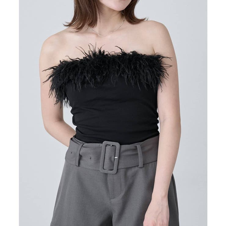 BLK | 【mline】ファーノースリ | PAL GROUP OUTLET