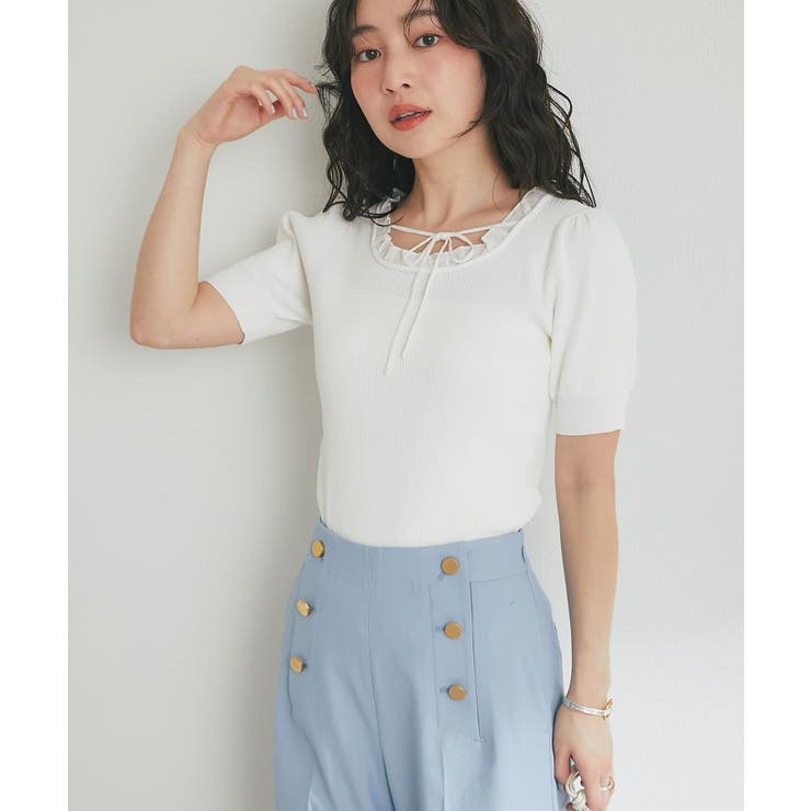 【La boutique BonBon】クールタッチUVフリルレイヤード風KN | PAL GROUP OUTLET | 詳細画像1 