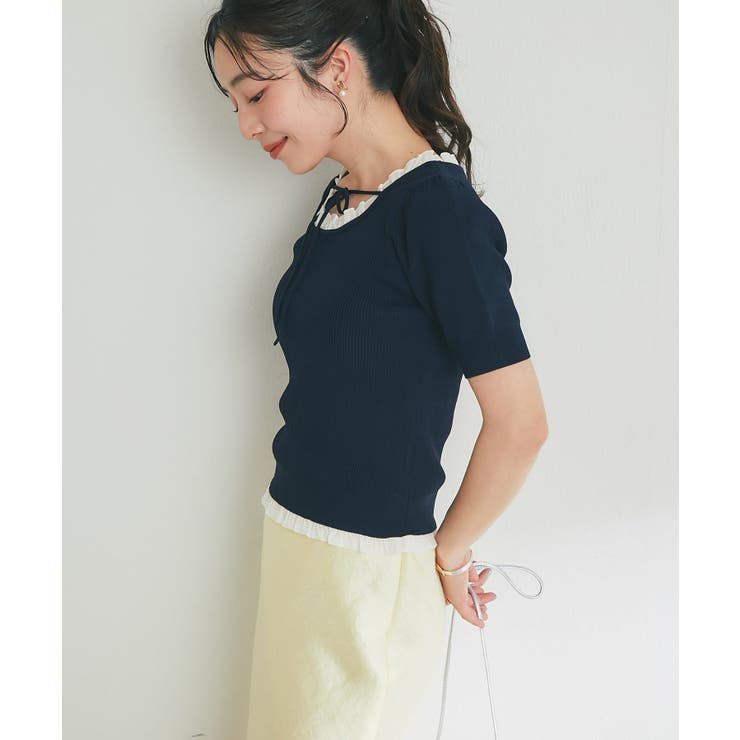 【La boutique BonBon】クールタッチUVフリルレイヤード風KN | PAL GROUP OUTLET | 詳細画像12 