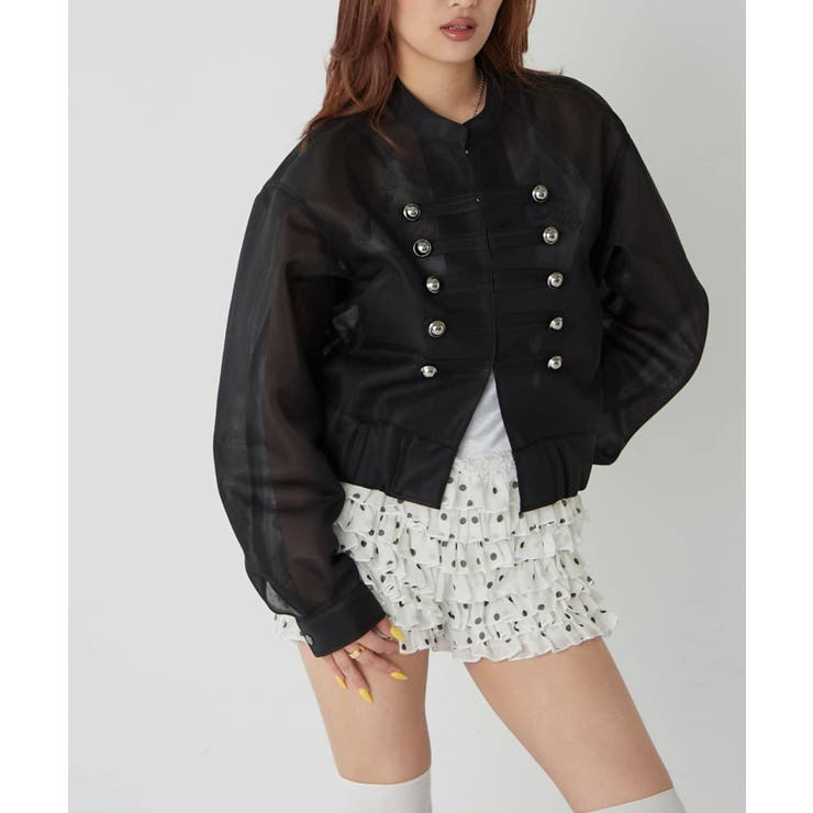 BLK | 【WHO'S WHO gallery】シアーナポレオンブルゾン | PAL GROUP OUTLET