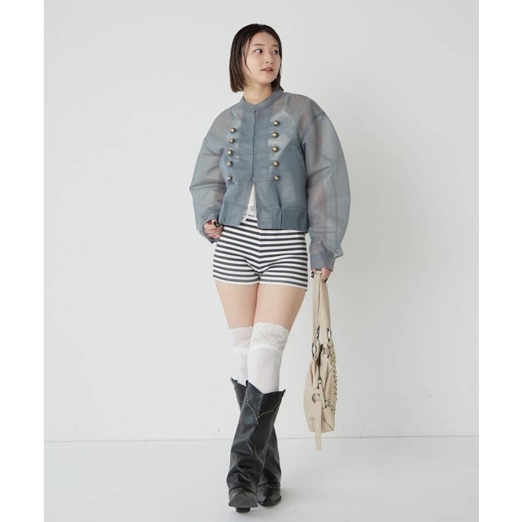 【WHO'S WHO gallery】シアーナポレオンブルゾン | PAL GROUP OUTLET | 詳細画像15 