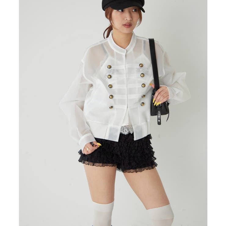 【WHO'S WHO gallery】シアーナポレオンブルゾン | PAL GROUP OUTLET | 詳細画像1 