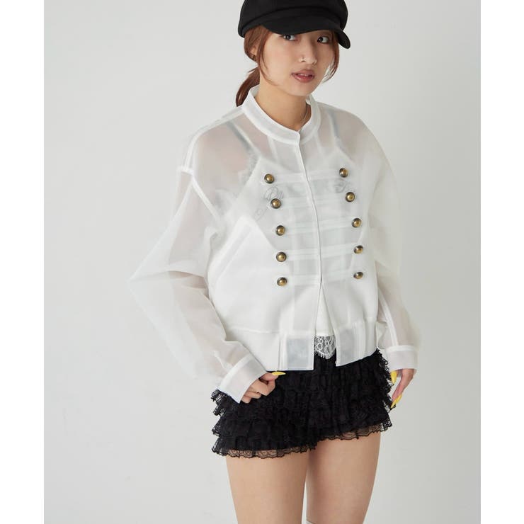 【WHO'S WHO gallery】シアーナポレオンブルゾン | PAL GROUP OUTLET | 詳細画像3 