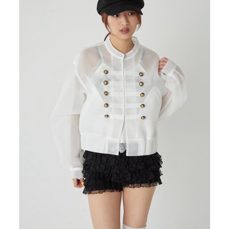 【WHO'S WHO gallery】シアーナポレオンブルゾン | PAL GROUP OUTLET | 詳細画像4 