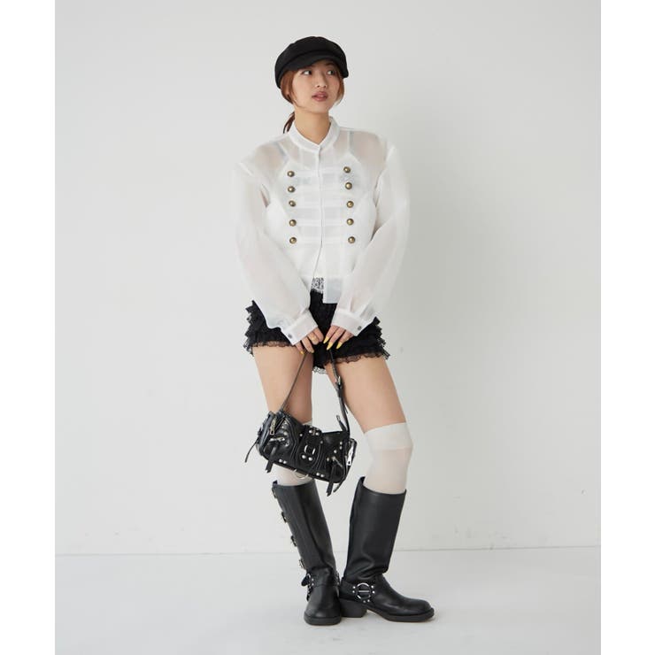 【WHO'S WHO gallery】シアーナポレオンブルゾン | PAL GROUP OUTLET | 詳細画像6 
