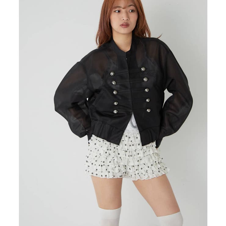 【WHO'S WHO gallery】シアーナポレオンブルゾン | PAL GROUP OUTLET | 詳細画像8 