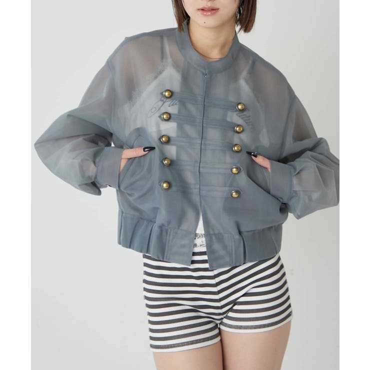 GRY | 【WHO'S WHO gallery】シアーナポレオンブルゾン | PAL GROUP OUTLET