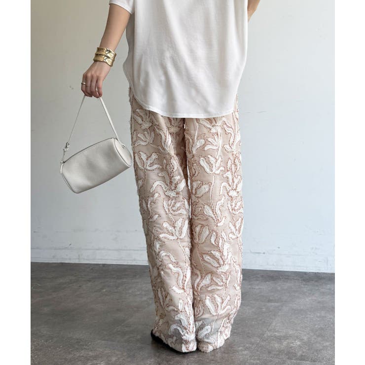 【DouDou】W ジャガード刺繍イージーパンツ | PAL GROUP OUTLET | 詳細画像20 