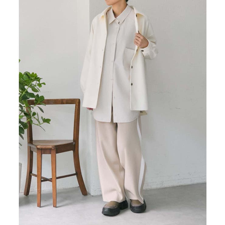 【ear PAPILLONNER】スウェット切替シャツ【SUM1 STYLE】 | PAL GROUP OUTLET | 詳細画像9 