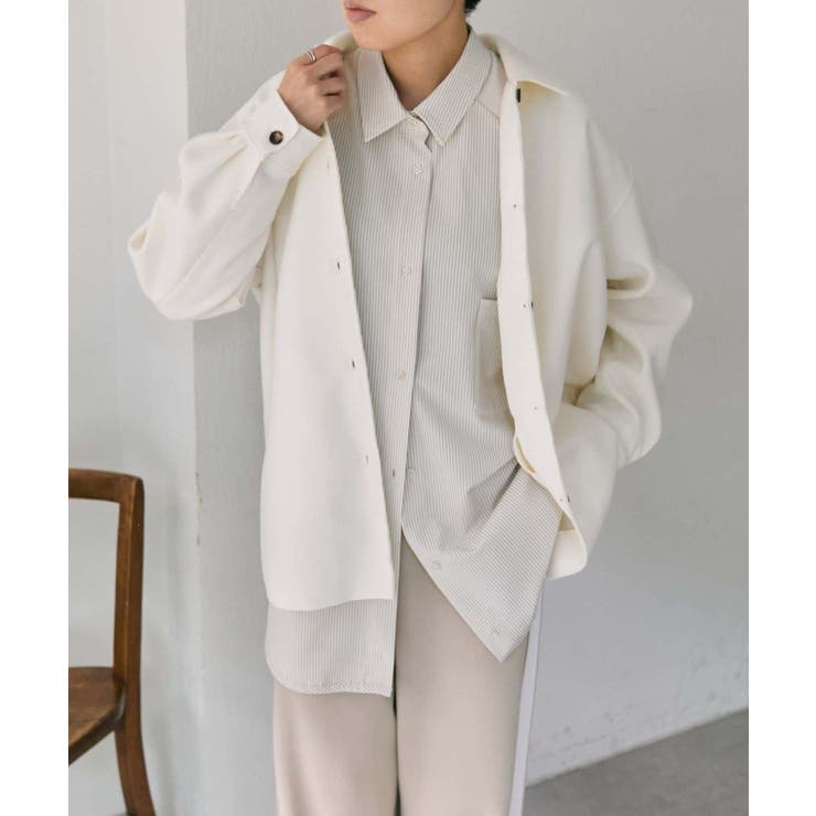 【ear PAPILLONNER】スウェット切替シャツ【SUM1 STYLE】 | PAL GROUP OUTLET | 詳細画像10 