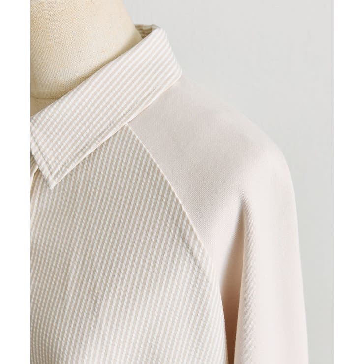 【ear PAPILLONNER】スウェット切替シャツ【SUM1 STYLE】 | PAL GROUP OUTLET | 詳細画像24 