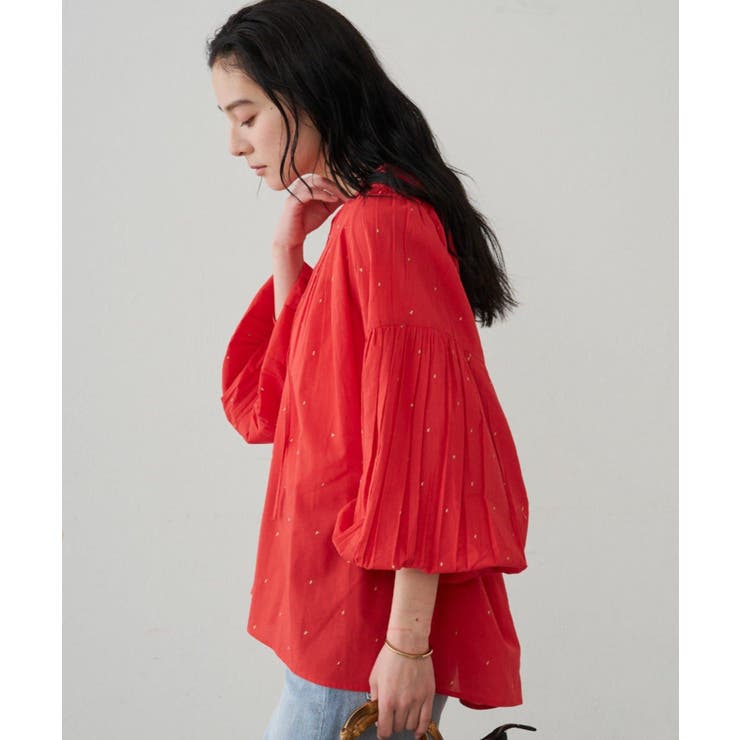 【Loungedress】【INDIA】スキッパー刺繍BL | PAL GROUP OUTLET | 詳細画像9 
