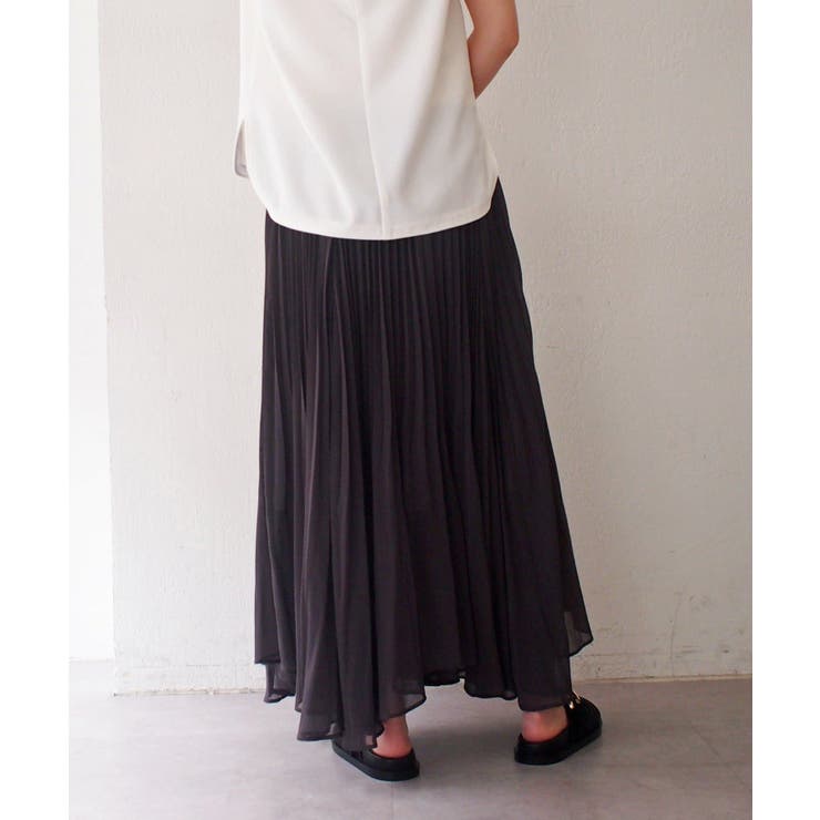 【Loungedress】シアープリーツSK | PAL GROUP OUTLET | 詳細画像18 