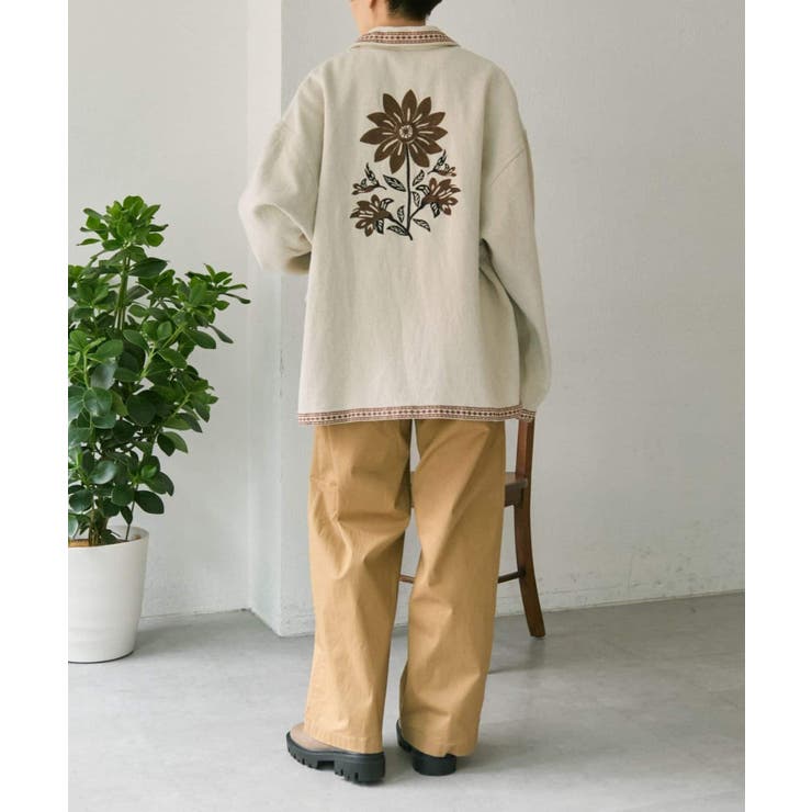 【ear PAPILLONNER】花柄刺繍ジャケット【SUM1 STYLE】 | PAL GROUP OUTLET | 詳細画像4 