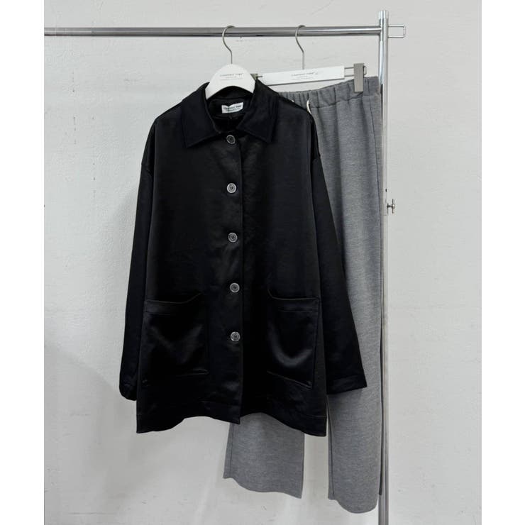 【CIAOPANIC TYPY】PON企画サテンBIGシャツジャケット | PAL GROUP OUTLET | 詳細画像2 