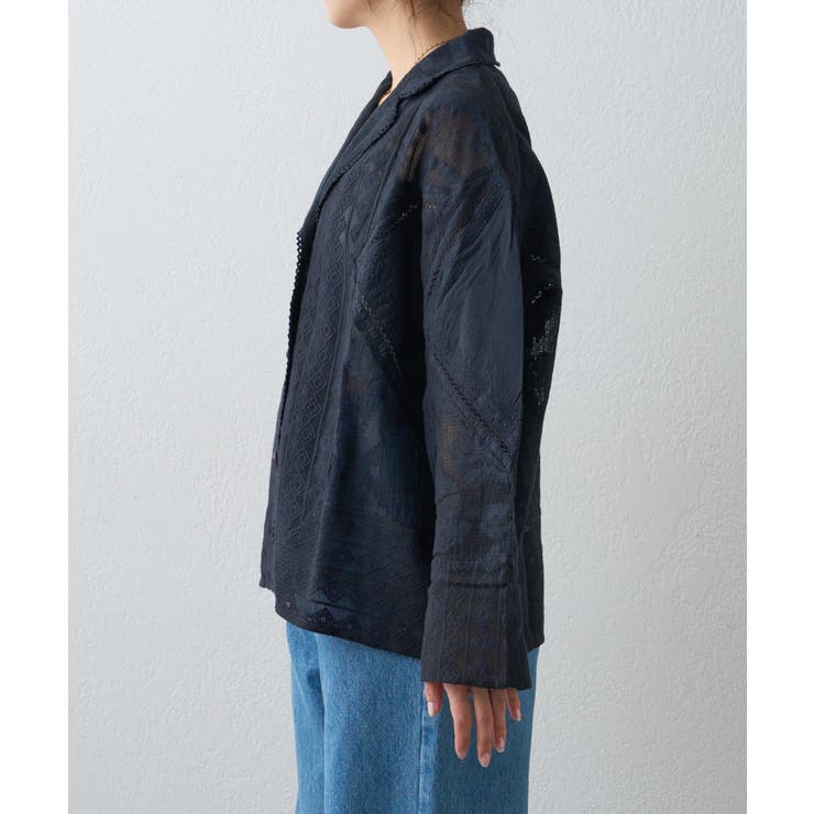 【CIAOPANIC TYPY】【india】レースリメイク風シャツジャケット | PAL GROUP OUTLET | 詳細画像13 