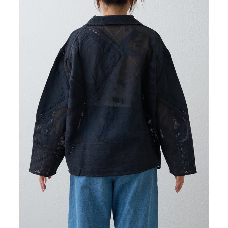 【CIAOPANIC TYPY】【india】レースリメイク風シャツジャケット | PAL GROUP OUTLET | 詳細画像14 