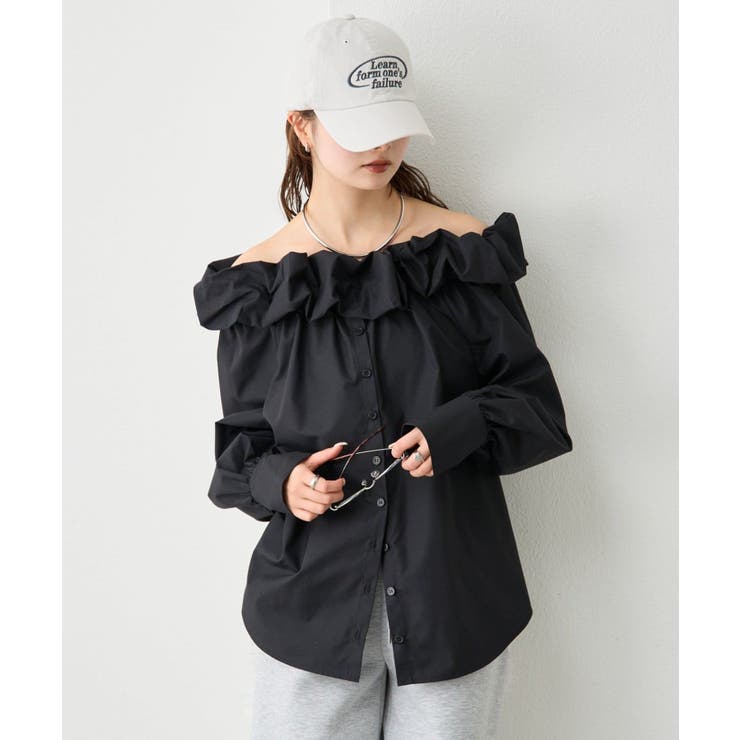 BLK | 【mystic】コットンキャンディブラウス | PAL GROUP OUTLET