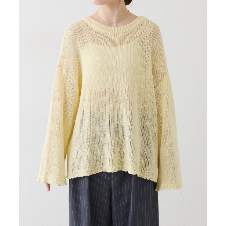 【CIAOPANIC TYPY】PON企画コットンシアールーズニット | PAL GROUP OUTLET | 詳細画像9 