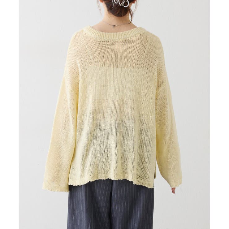 【CIAOPANIC TYPY】PON企画コットンシアールーズニット | PAL GROUP OUTLET | 詳細画像11 