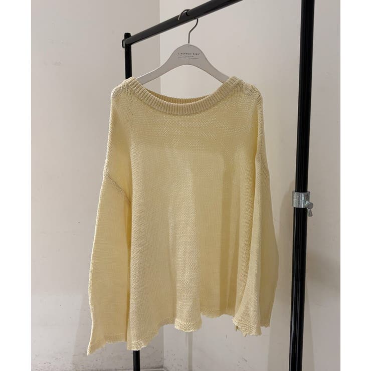 YELLOW | 【CIAOPANIC TYPY】PON企画コットンシアールーズニット | PAL GROUP OUTLET