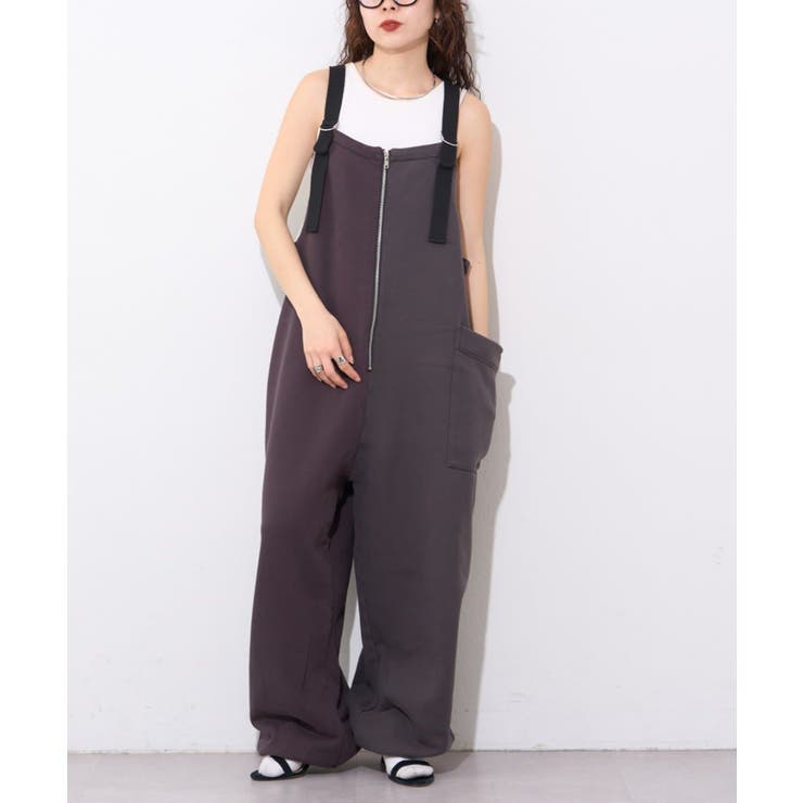 【CIAOPANIC TYPY】etsintaスウェットオーバーサロペット | PAL GROUP OUTLET | 詳細画像4 
