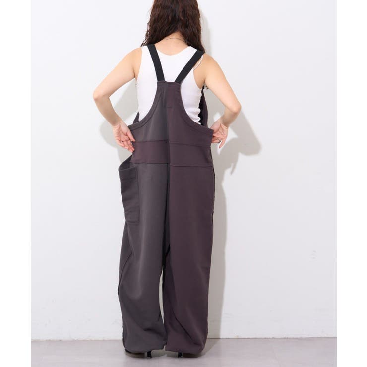 【CIAOPANIC TYPY】etsintaスウェットオーバーサロペット | PAL GROUP OUTLET | 詳細画像7 