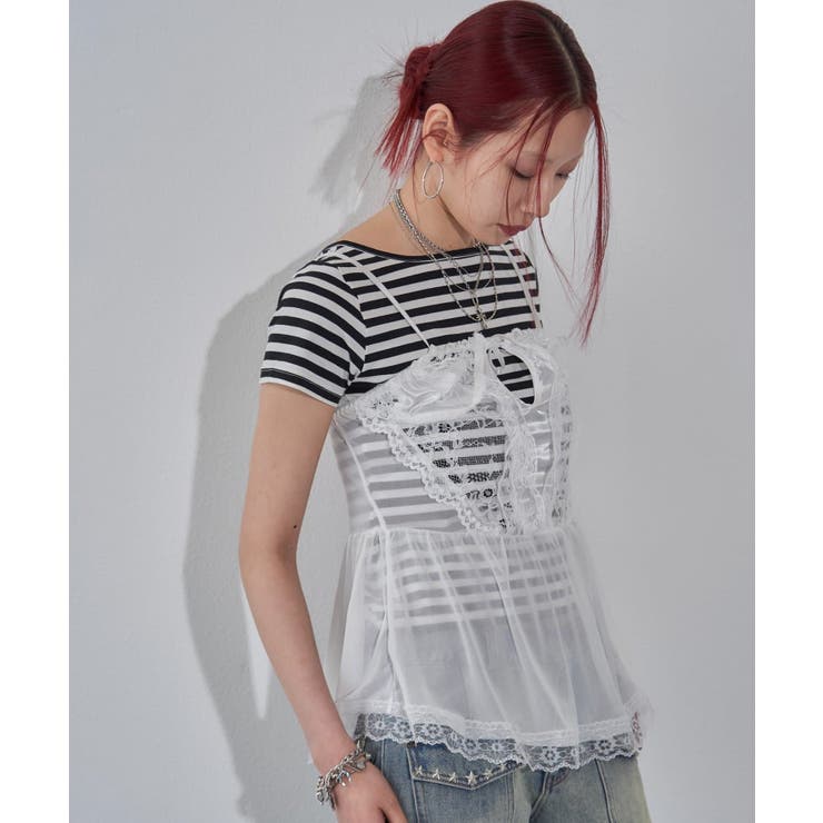 【WHO'S WHO gallery】ランジェリーキャミチュニック | PAL GROUP OUTLET | 詳細画像4 