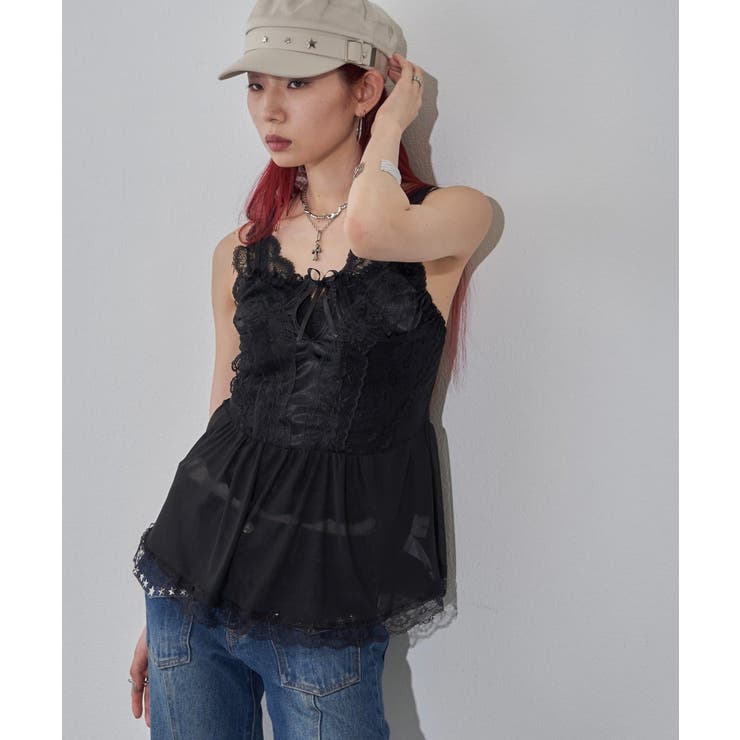 【WHO'S WHO gallery】ランジェリーキャミチュニック | PAL GROUP OUTLET | 詳細画像7 