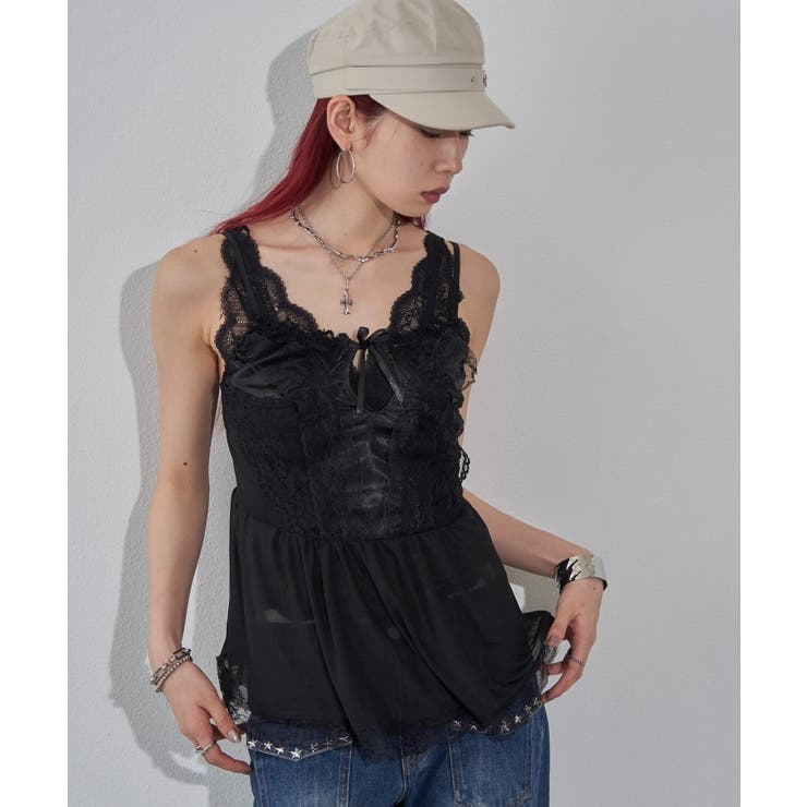 【WHO'S WHO gallery】ランジェリーキャミチュニック | PAL GROUP OUTLET | 詳細画像9 