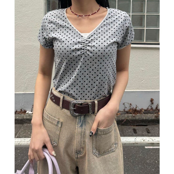 【Ciaopanic】ピコレースVネックコンパクトTee | PAL GROUP OUTLET | 詳細画像10 