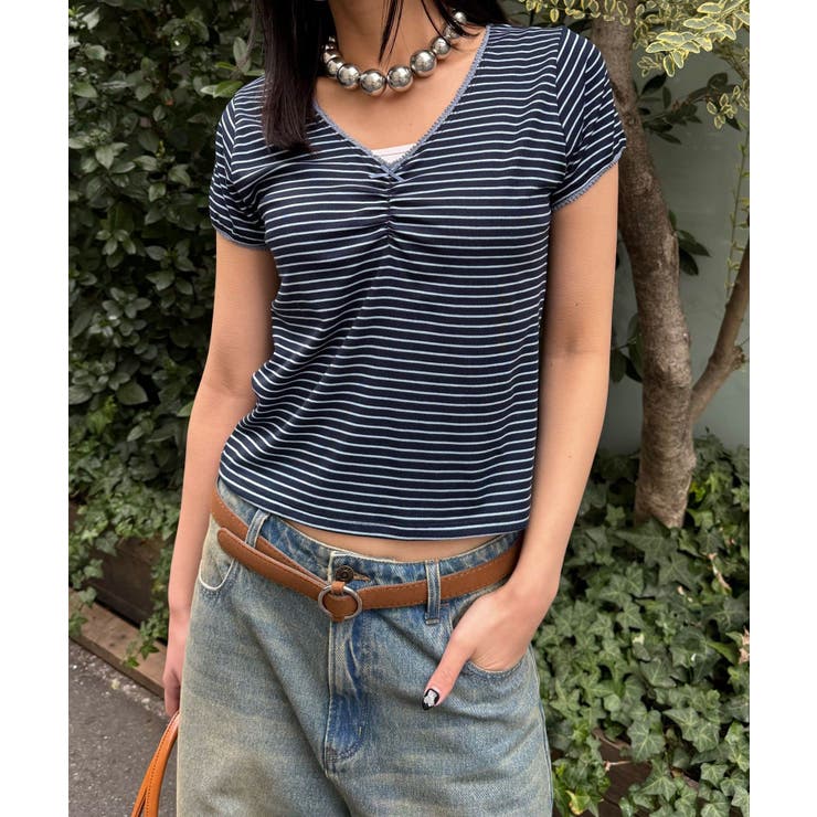 【Ciaopanic】ピコレースVネックコンパクトTee | PAL GROUP OUTLET | 詳細画像18 