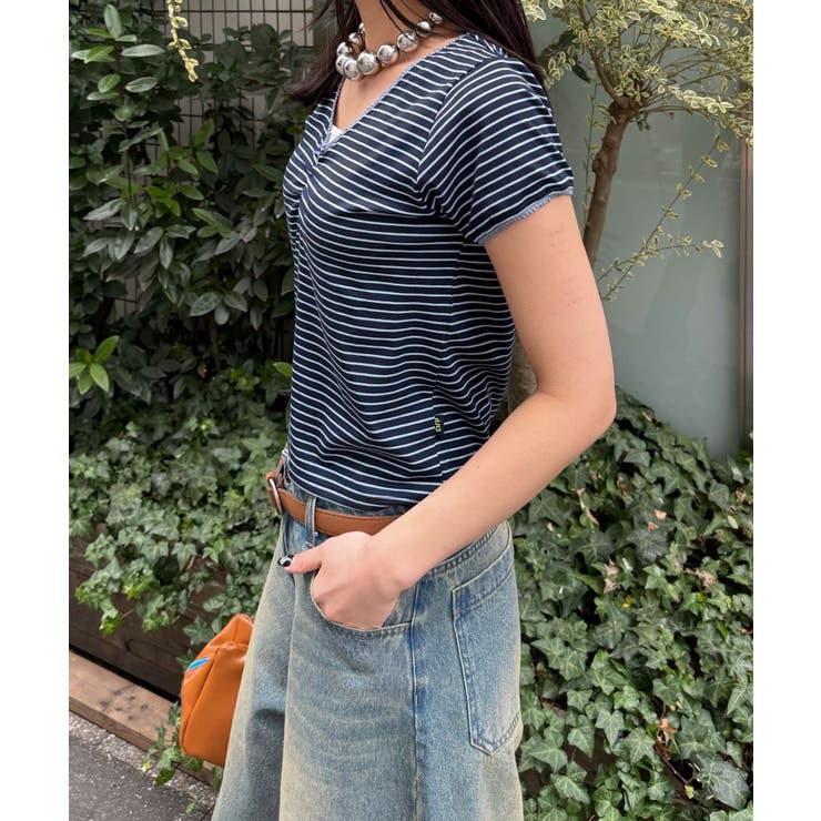 【Ciaopanic】ピコレースVネックコンパクトTee | PAL GROUP OUTLET | 詳細画像19 