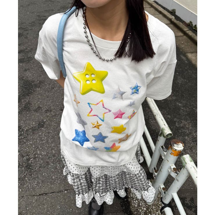 【Ciaopanic】【SETフェア】スター＆缶バッジTee | PAL GROUP OUTLET | 詳細画像13 